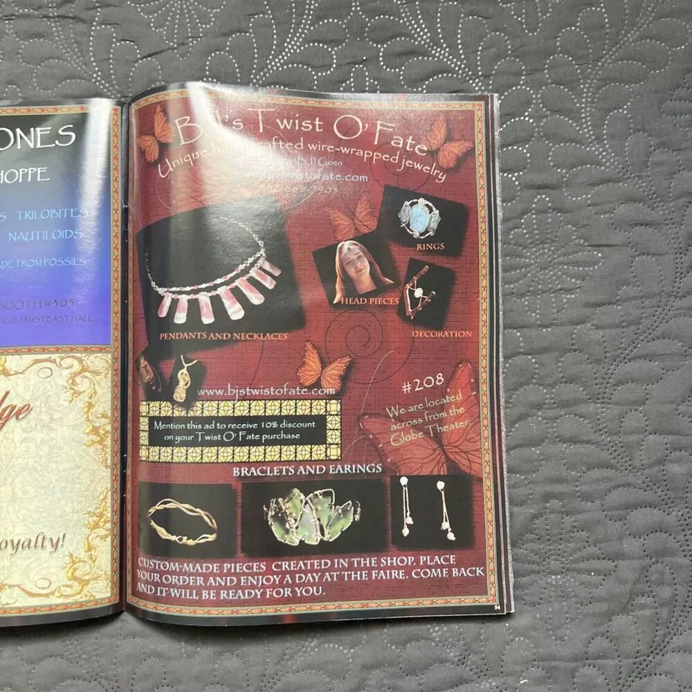 Texas Renaissance Festival 36th Anniversary Season Souvenir Map Program Guide